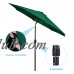 Cloud Mountain 9' Patio Umbrella Canopy Beach Umbrella Market Umbrella table Push Button Tilt w/ Crank 8 Steels Ribs 100% Polyester UV, Burgundy   